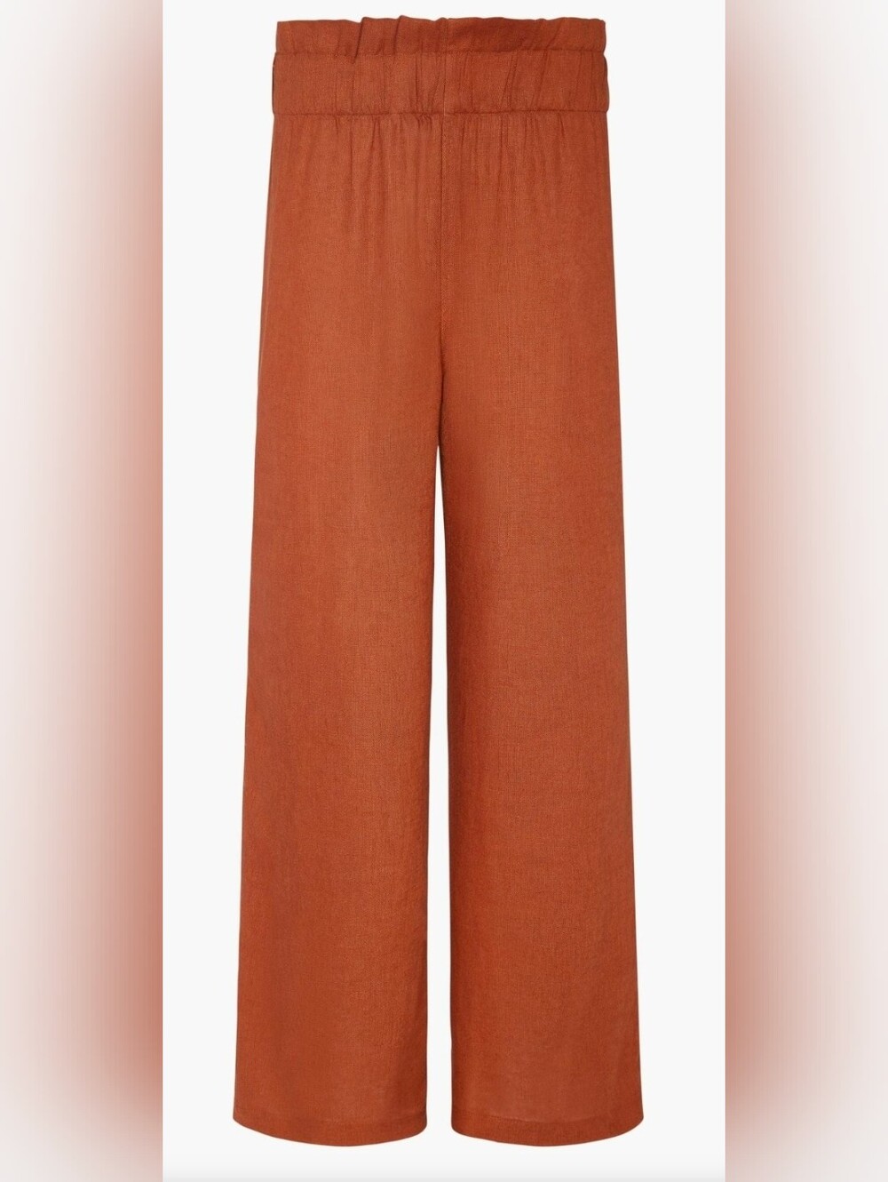 WeWoreWhat Wide-Leg Linen Pull On Pants - Picture 3 of 4